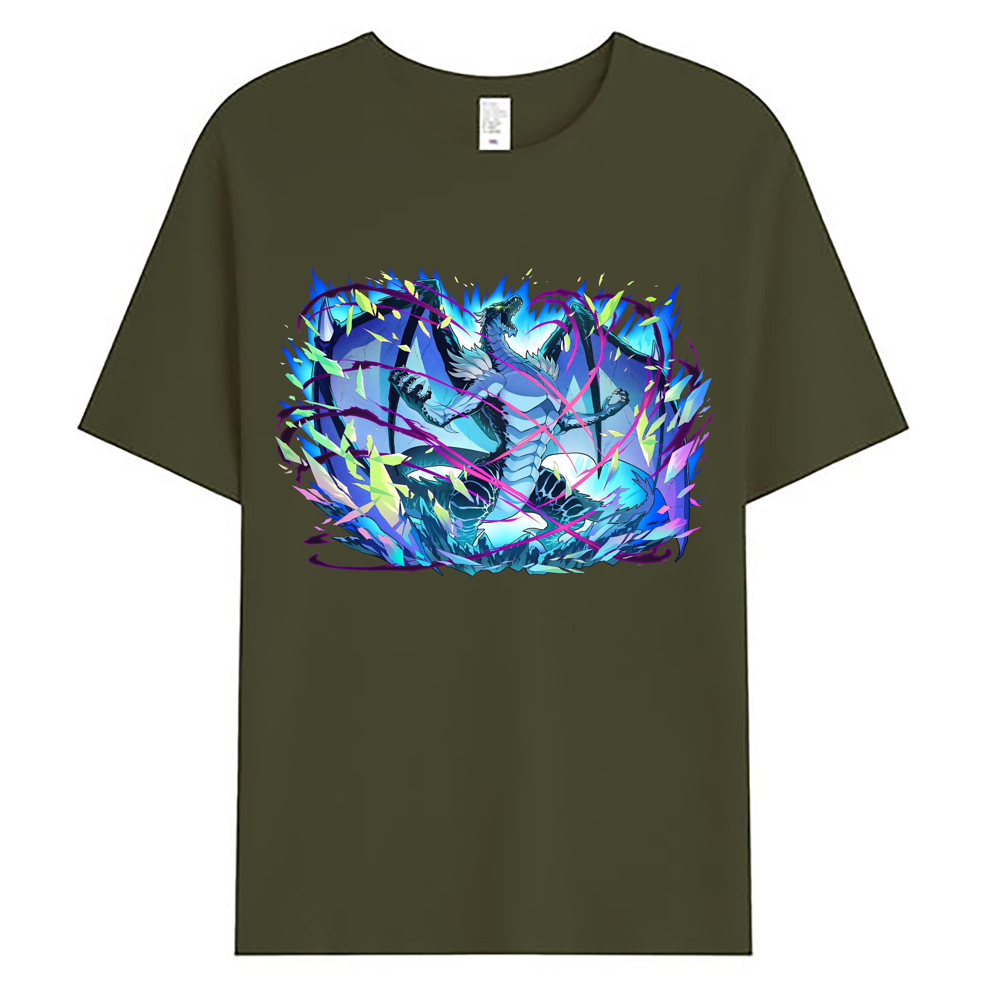 （画像用） 転スラ Regarding Reincarnated to Slime 綿100％ メンズ半袖Tシャツ｜肌触りやわらか＆通気性